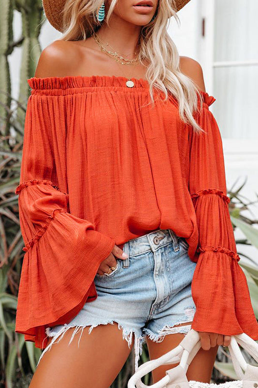 Dalia | Street Solid Off Shoulder Tops