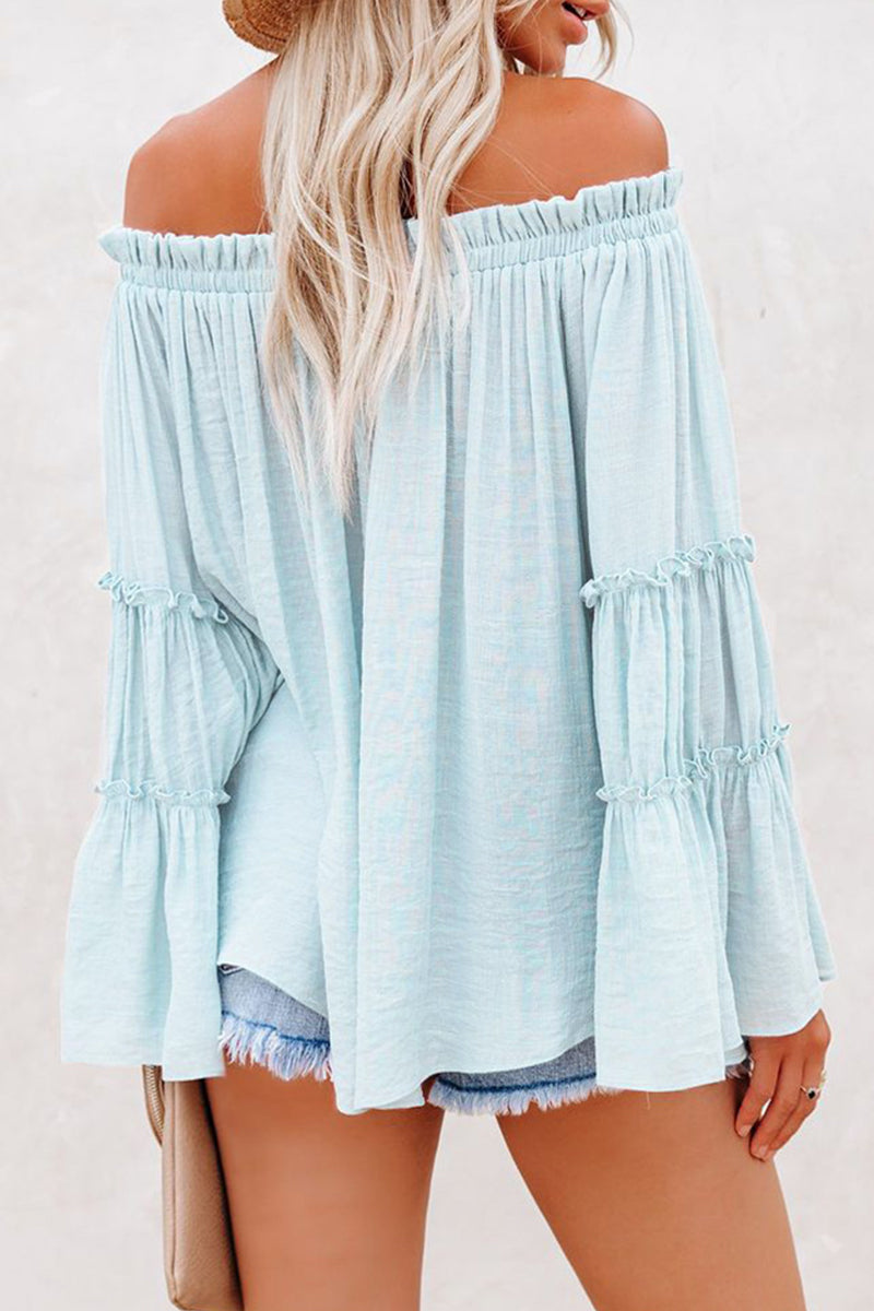 Dalia | Street Solid Off Shoulder Tops
