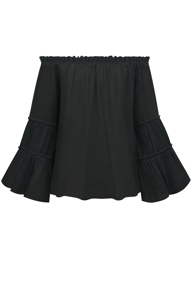 Dalia | Street Solid Off Shoulder Tops