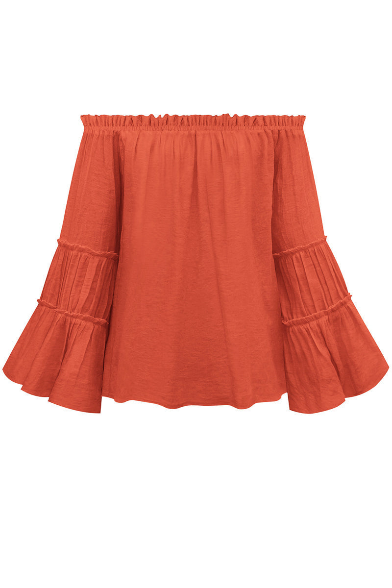 Dalia | Street Solid Off Shoulder Tops