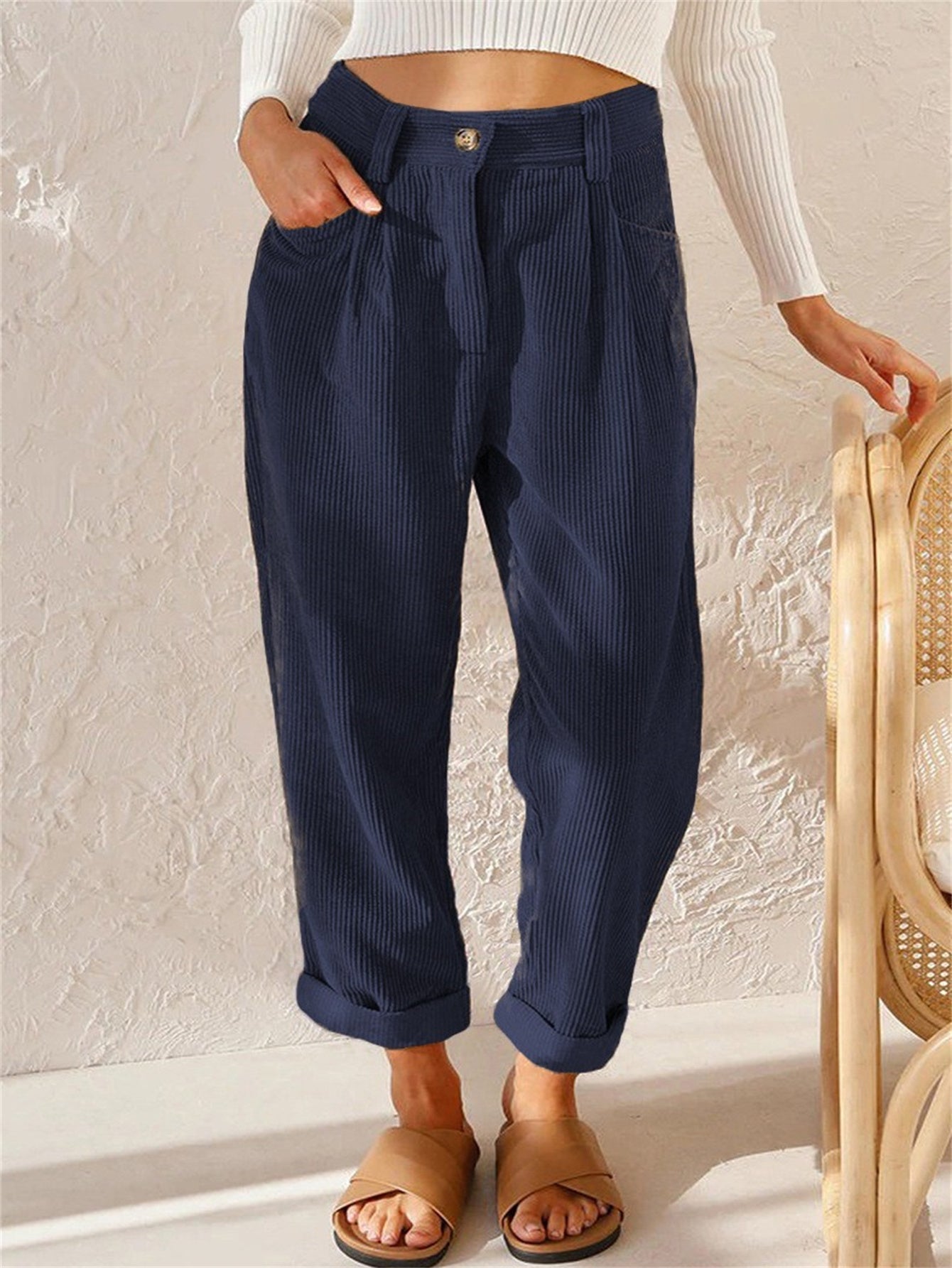 Francisca® | Casual women's high-waisted pants