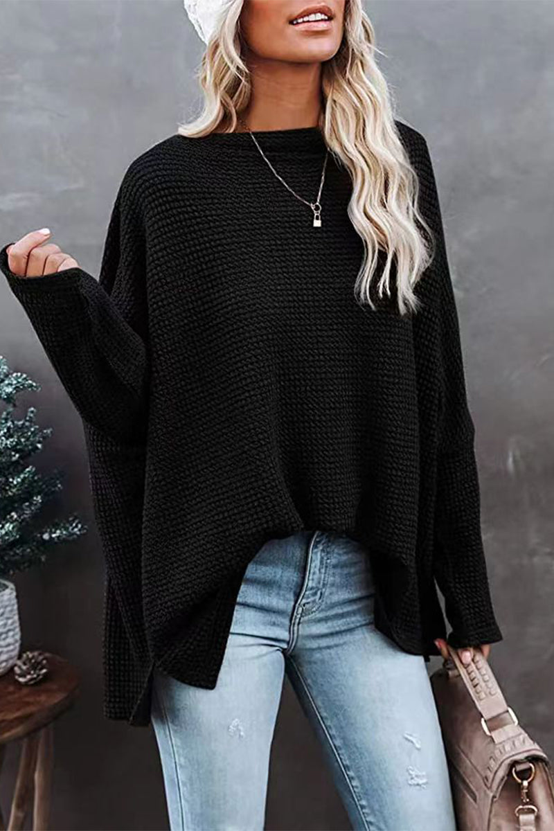 Maritza | Casual solid color tops with slanted collars
