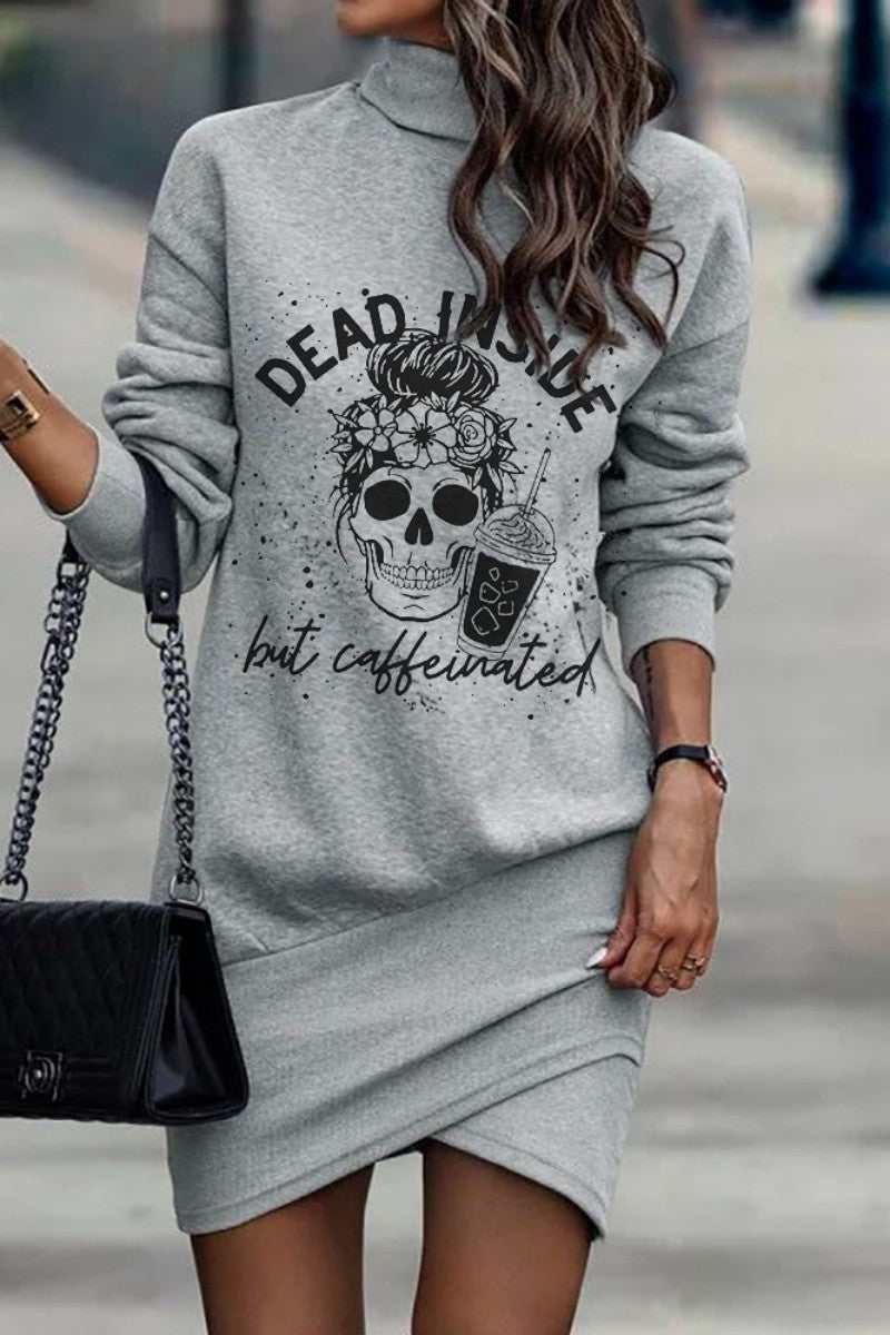 Viviana | Casual printed patchwork turtleneck sweaters with long sleeves