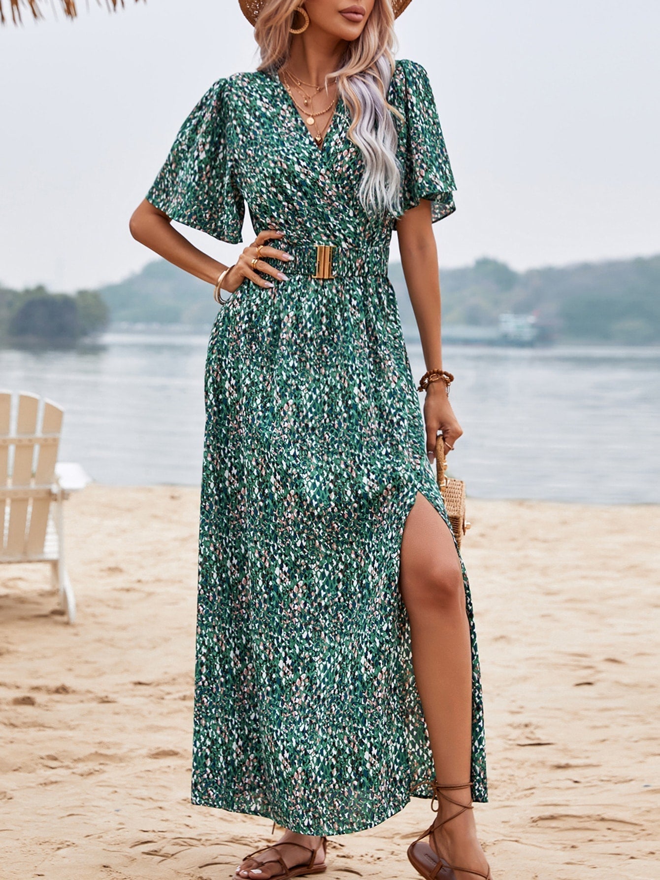 Tania® | Maxi Dress Elegant Butterfly Style