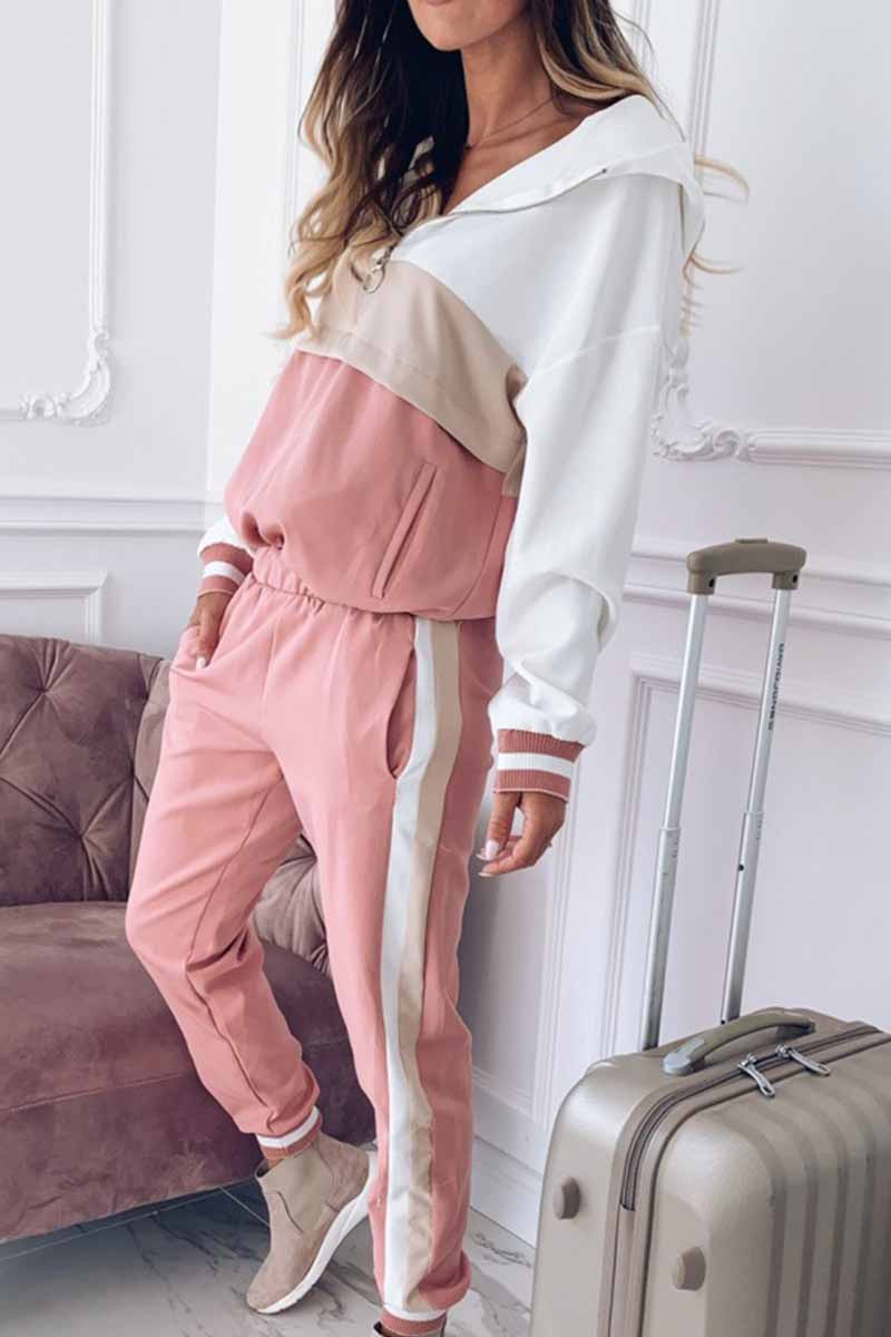Matilde | Elegant solid color long sleeve two piece dress with hood and collar