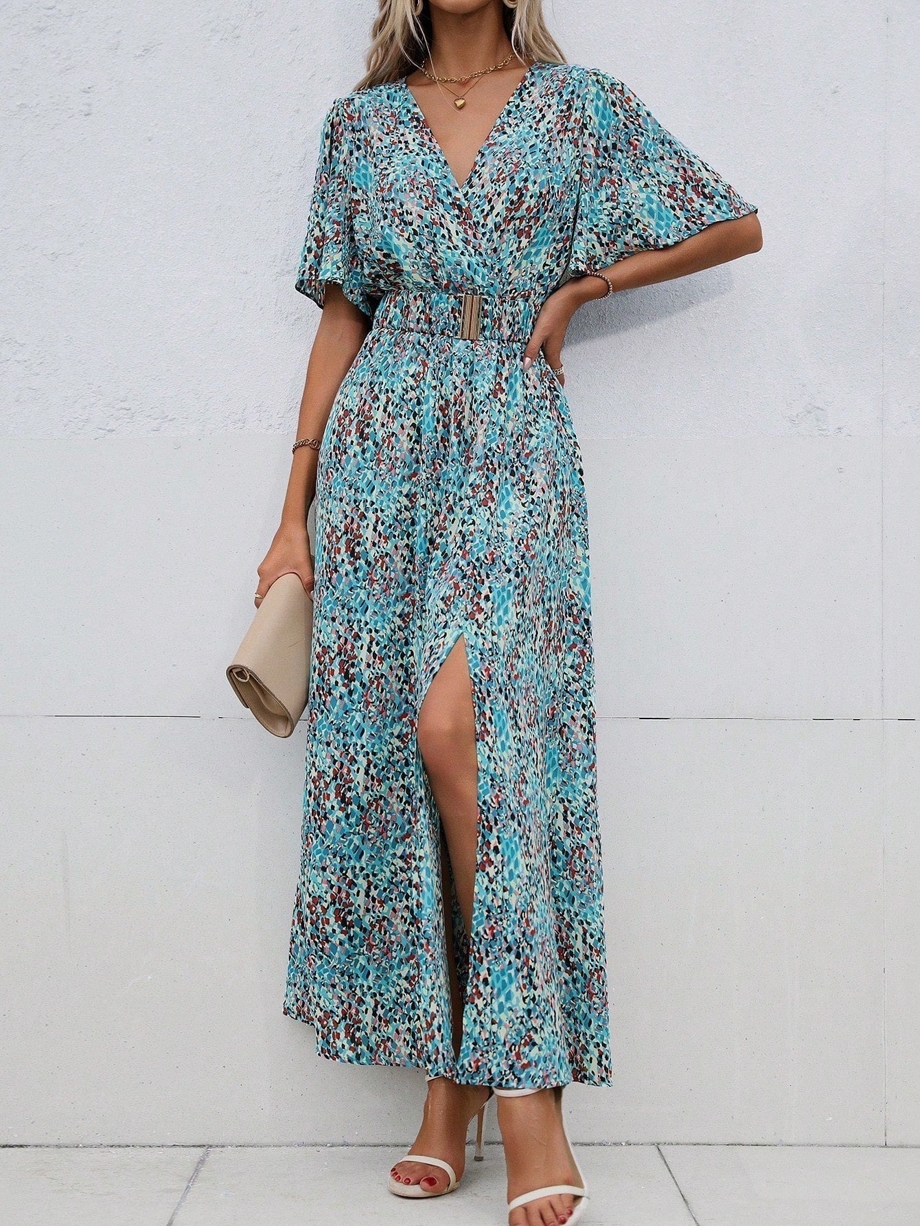 Belinda® | Maxi Dress Elegant Butterfly Style