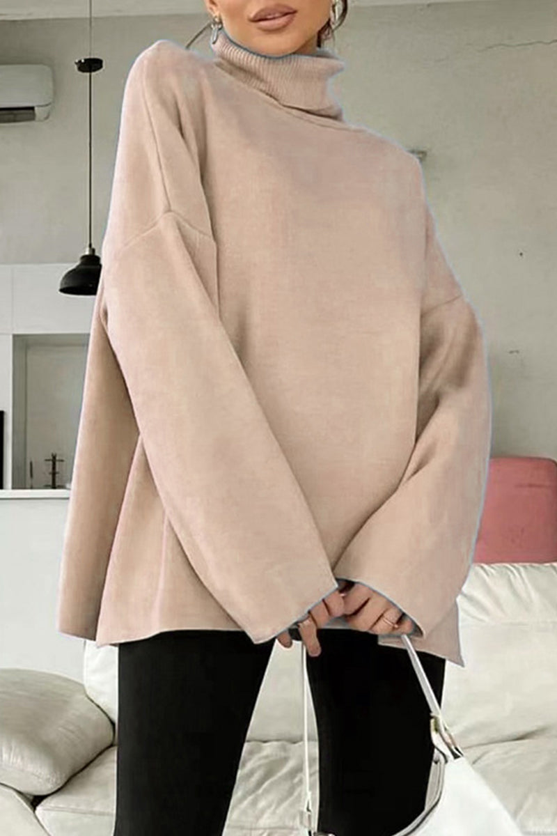 Perla | Simple, plain turtleneck tops