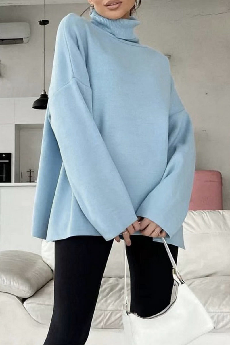 Perla | Simple, plain turtleneck tops