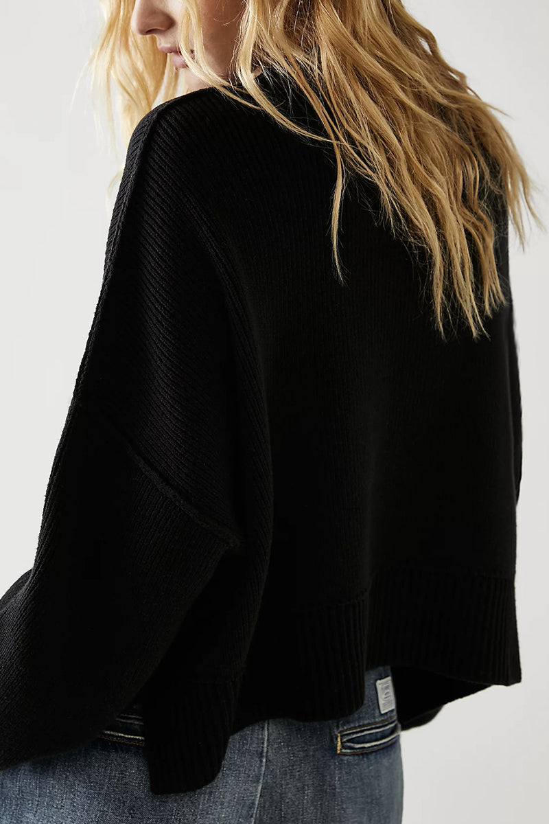 Yazmin | Casual solid patchwork O-neck tops