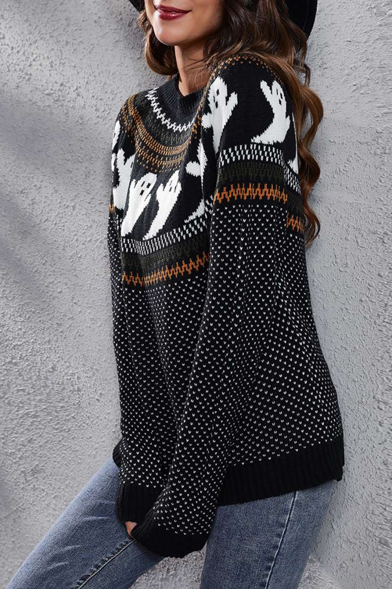 Frieda | Casual patchwork tops with contrast O-neck