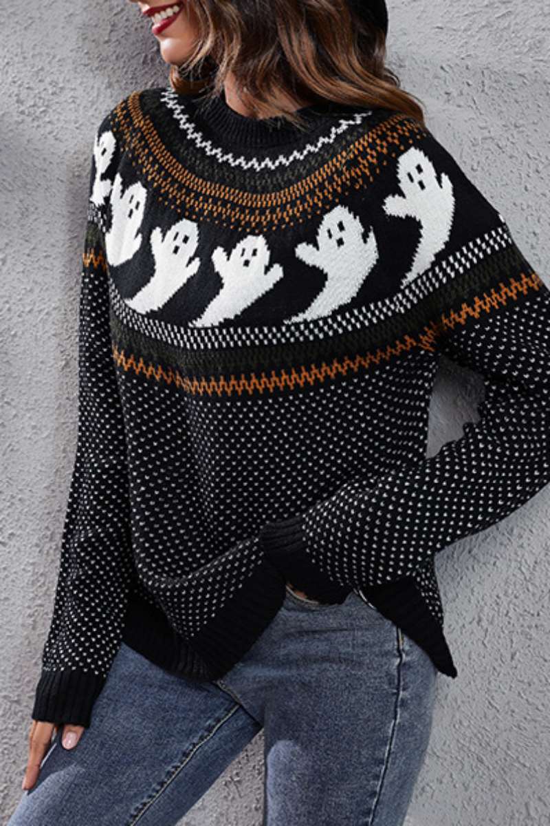 Frieda | Casual patchwork tops with contrast O-neck