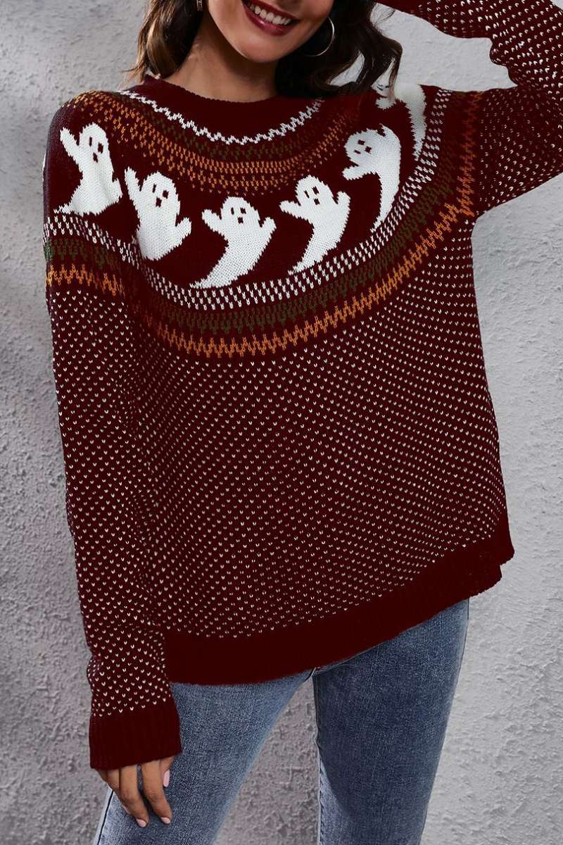 Frieda | Casual patchwork tops with contrast O-neck