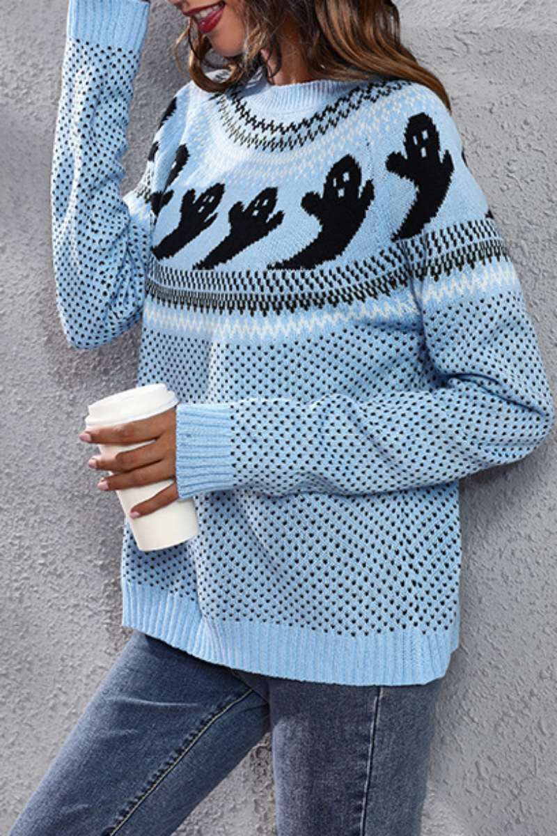 Frieda | Casual patchwork tops with contrast O-neck