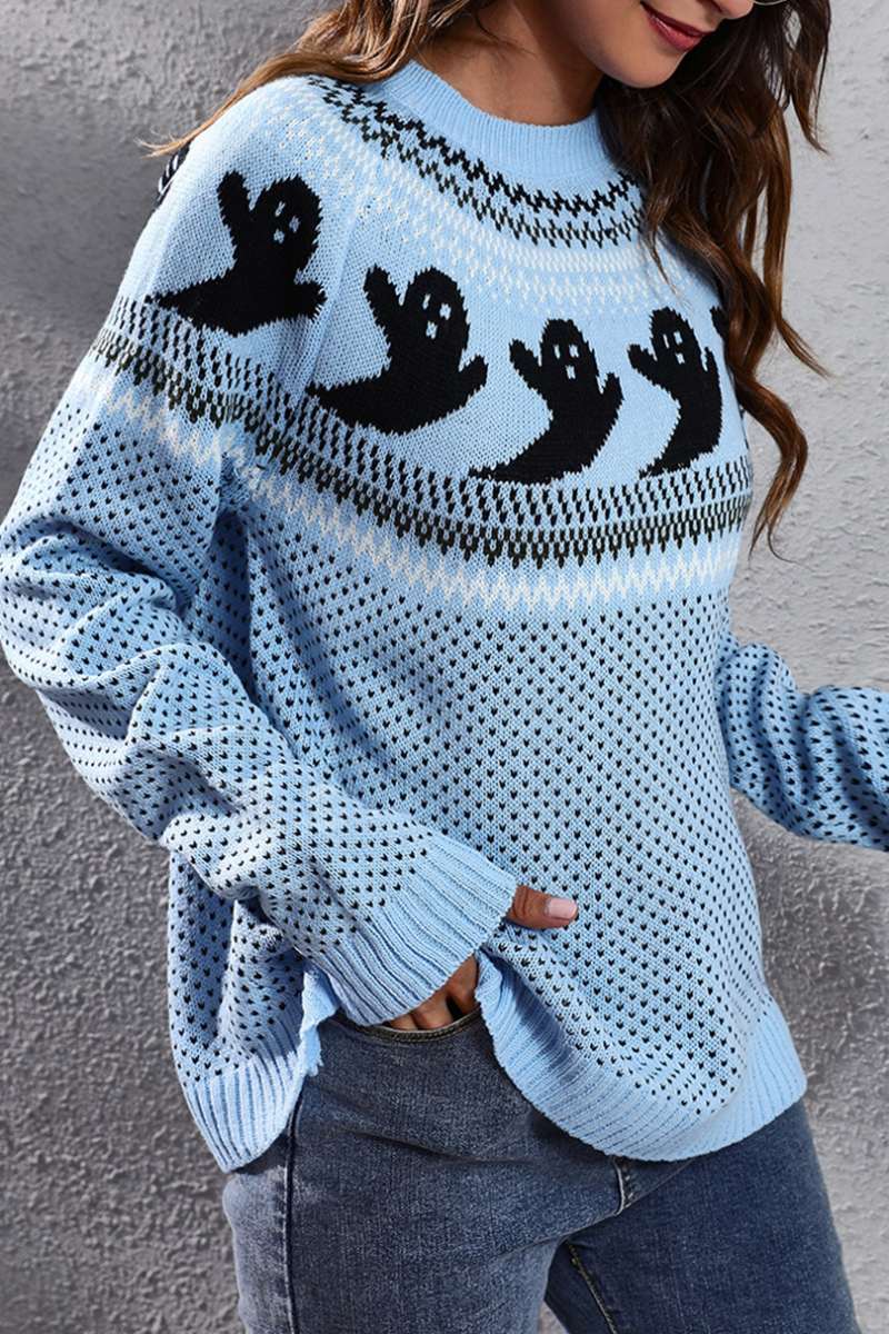 Frieda | Casual patchwork tops with contrast O-neck