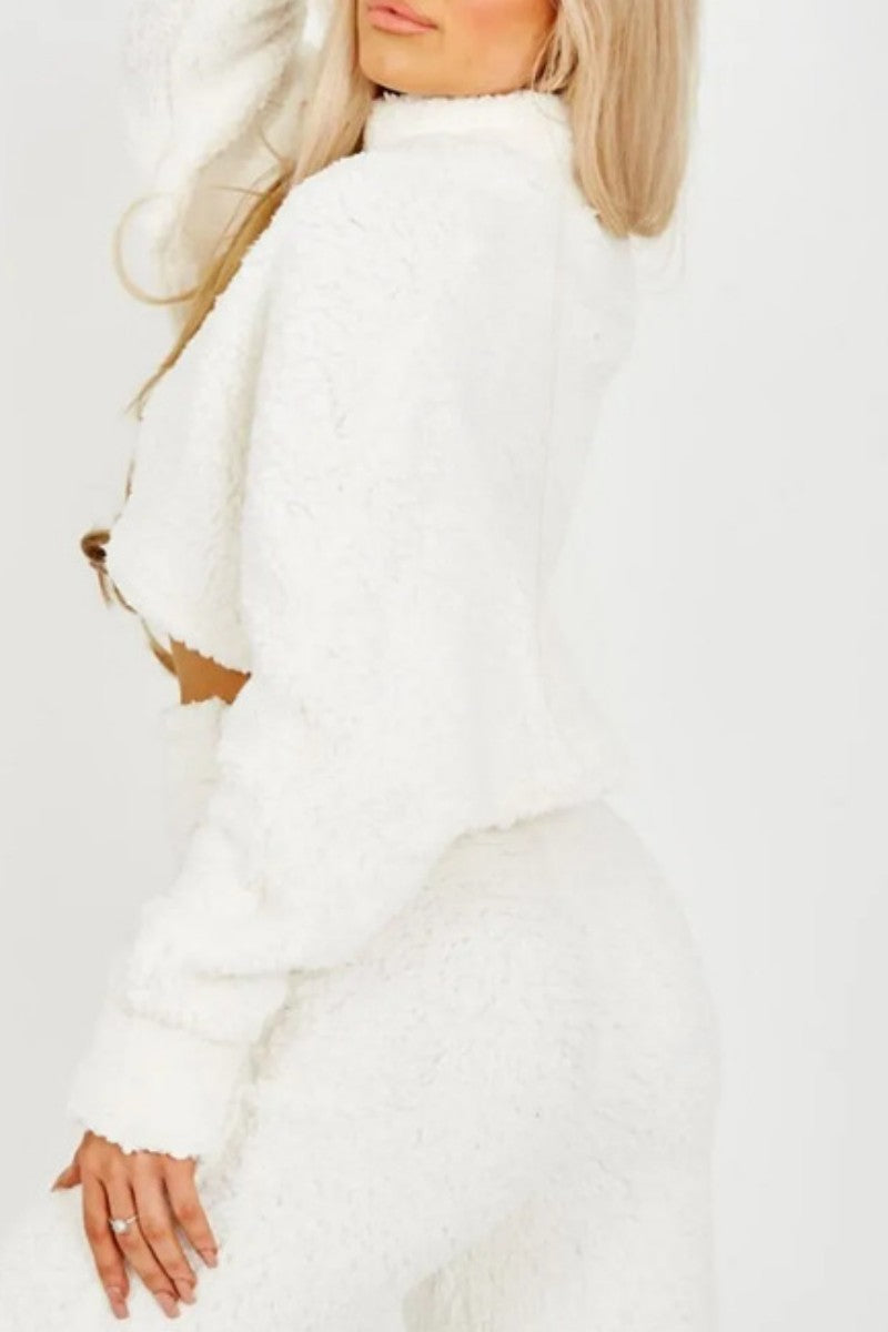 Flora | Casual solid color half turtleneck long sleeve two piece sweater