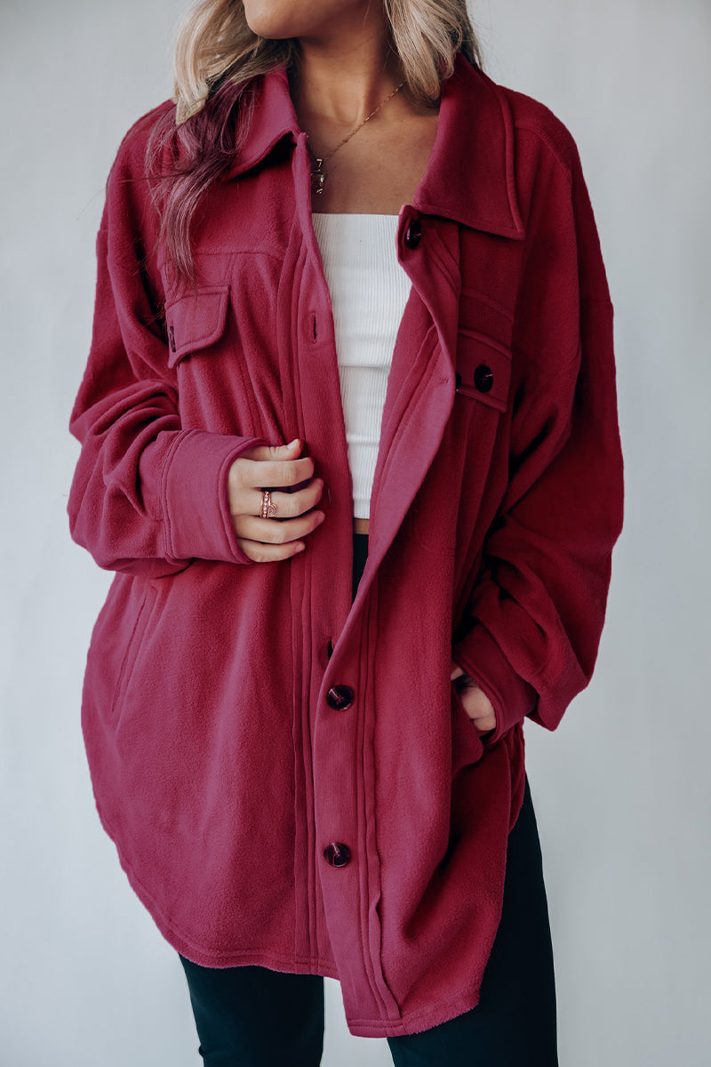 Lorena | Casual tops with a plain turn-down collar and pockets