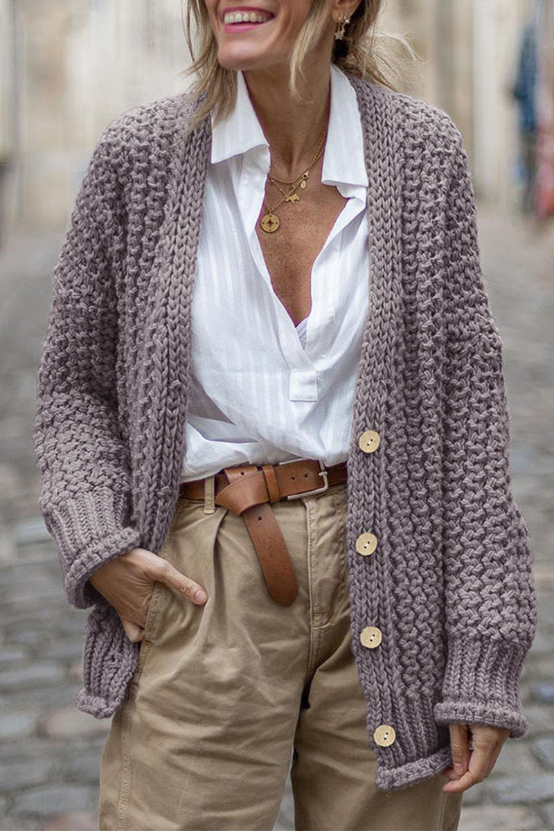 Nadia | Tailored and elegant winter cardigan