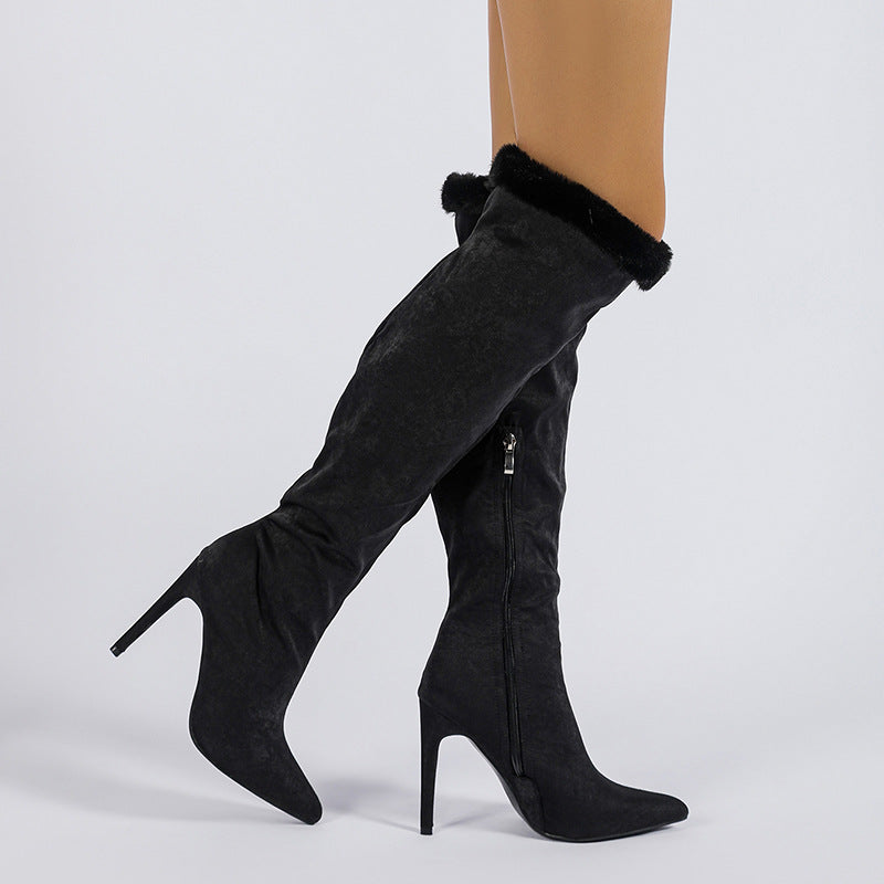 Dana | Casual patchwork shoes with solid color lace