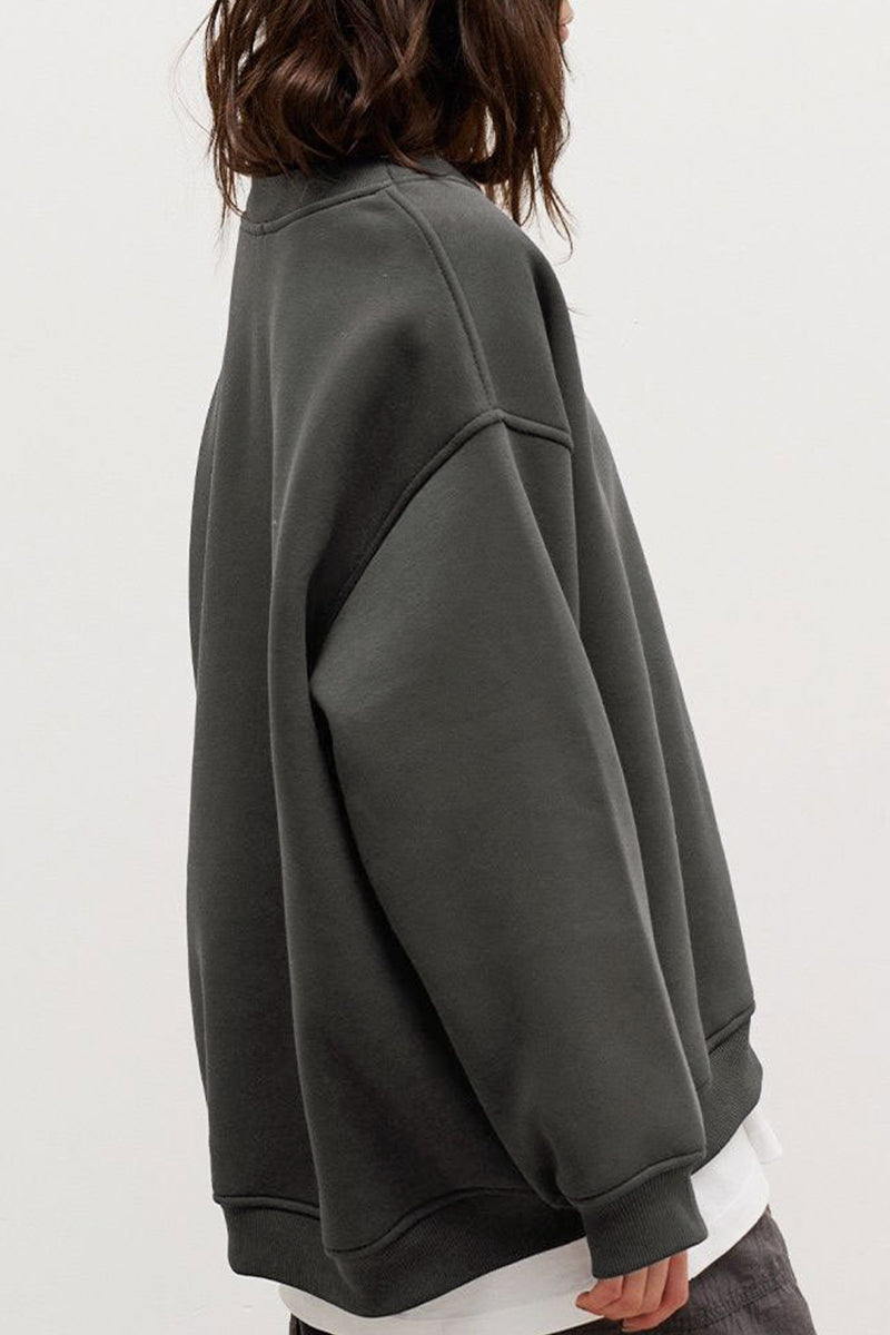 Paloma | Casual plain plain O-neck tops