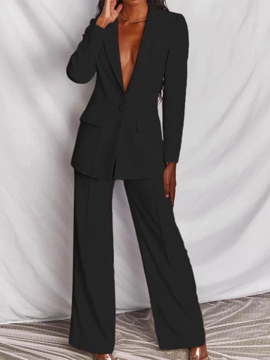 Rosalía® | Blazer And Trousers Set For Women'S Business Dress