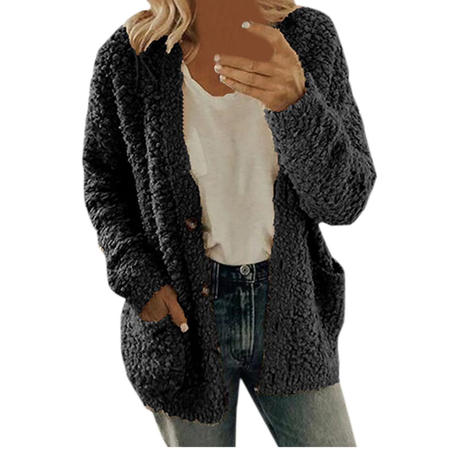 Manuela | Tailored and elegant winter cardigan
