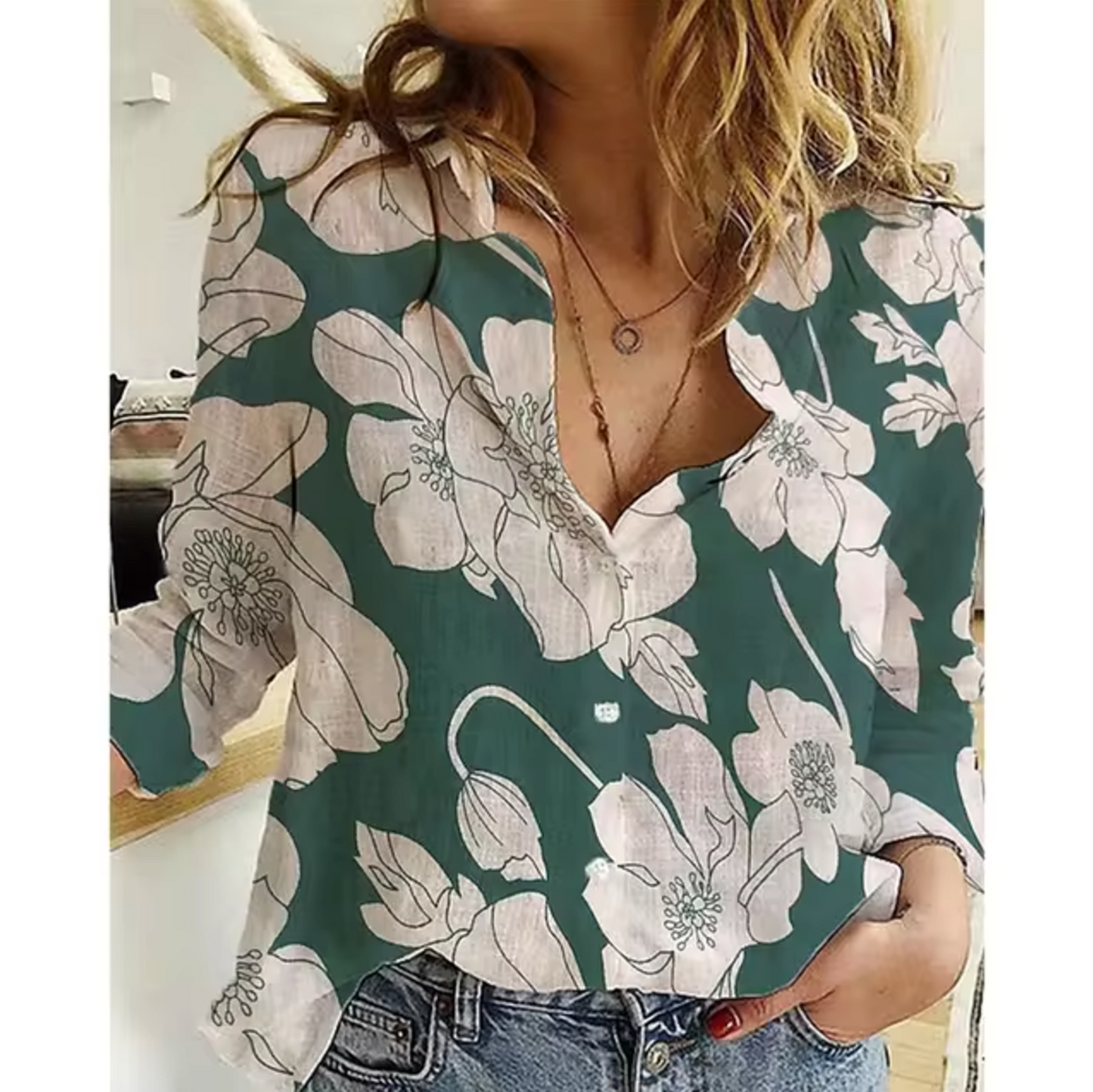 Silvia® | Freesia – Chemisier à Imprimé Floral