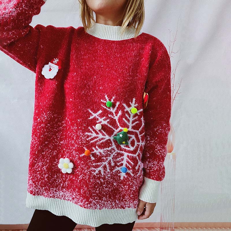 Lina® | Ensemble pull and écharpe de Noël for women