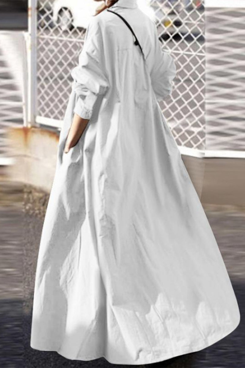 Jimena | Casual simplicity, fixed POLO collar, princess dresses