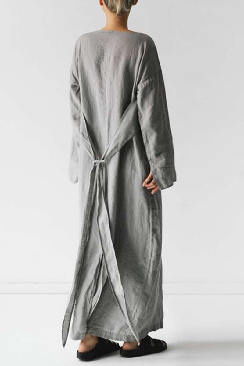 Anastasia | Casual dresses with fixed frenulum O-neck and one-tier skirt