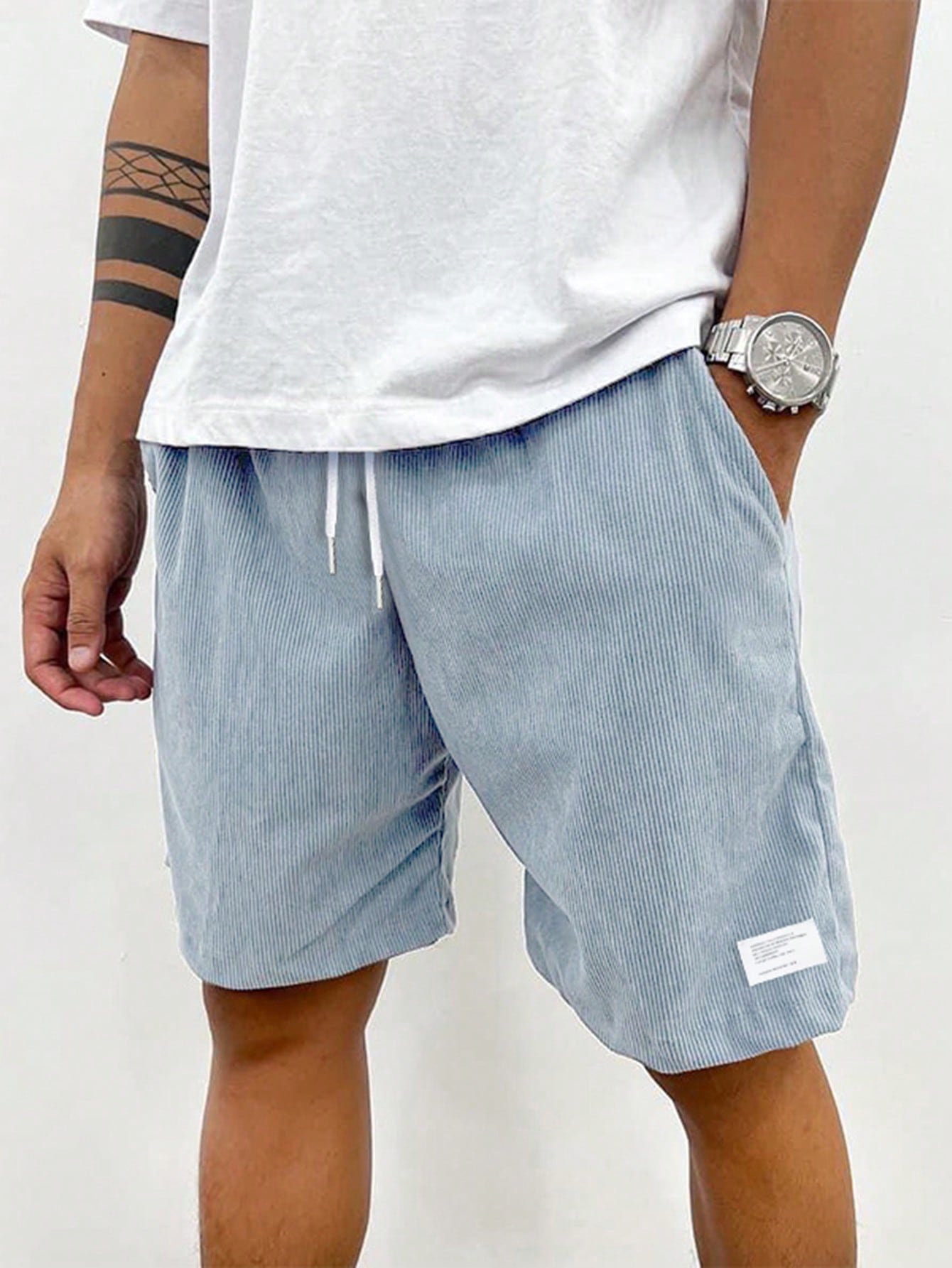 Derek | Men Relaxed Fit Casual Drawstring Shorts