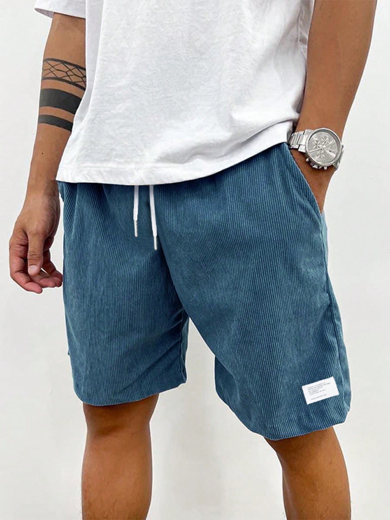 Derek | Men Relaxed Fit Casual Drawstring Shorts