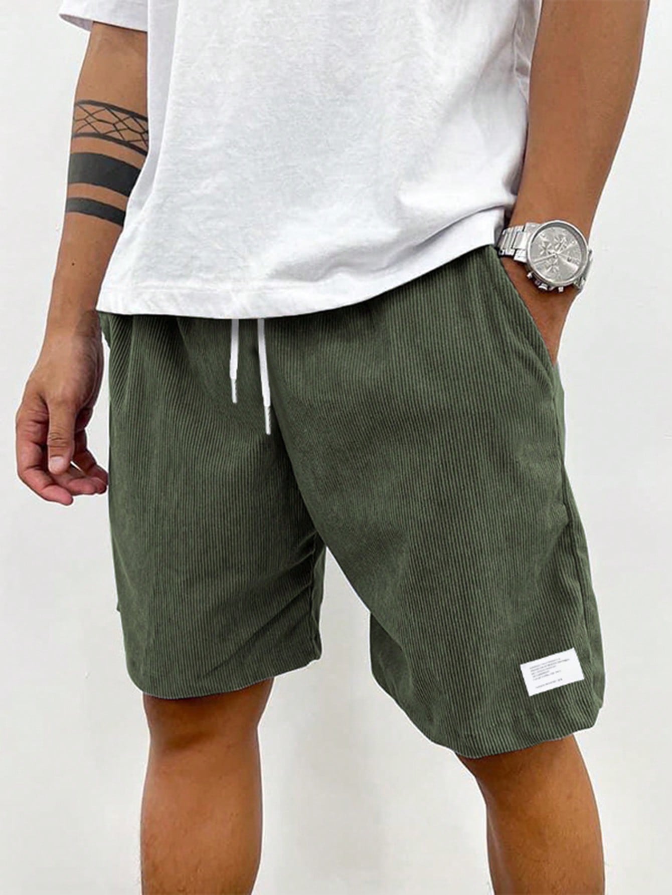 Derek | Men Relaxed Fit Casual Drawstring Shorts