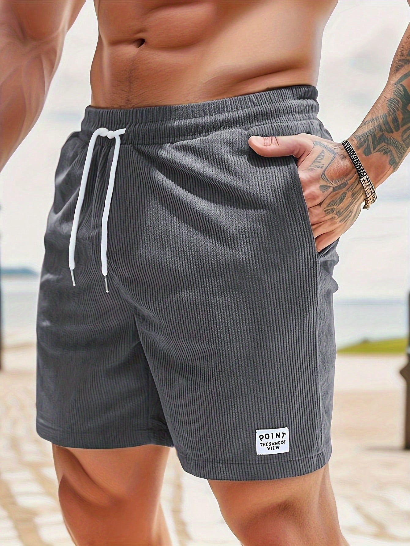 Derek | Men Relaxed Fit Casual Drawstring Shorts
