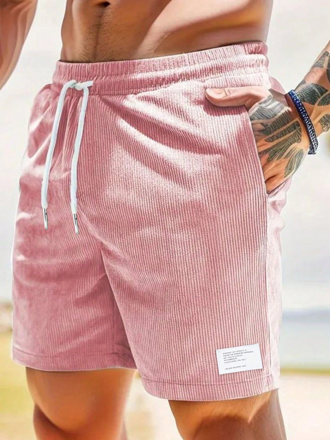 Derek | Men Relaxed Fit Casual Drawstring Shorts