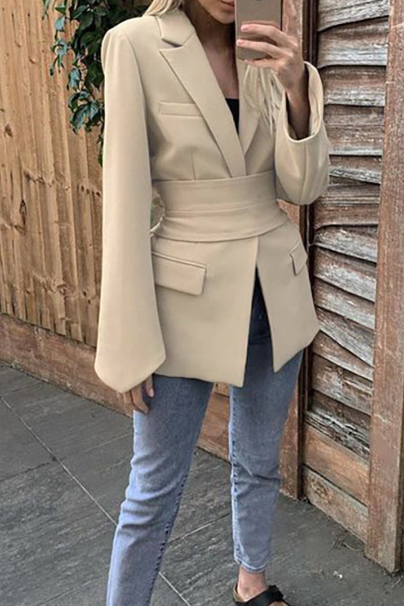 Kirsten | Casual, daily patchwork outerwear with a reversible collar