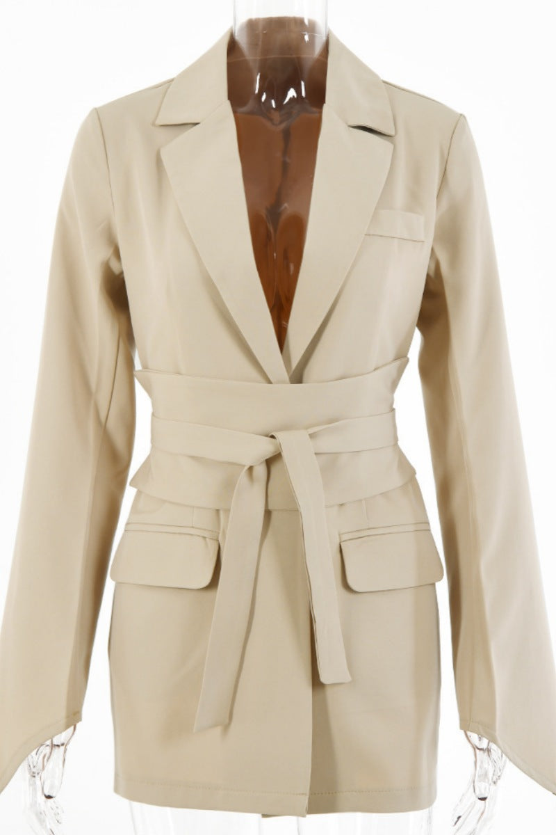 Kirsten | Casual, daily patchwork outerwear with a reversible collar