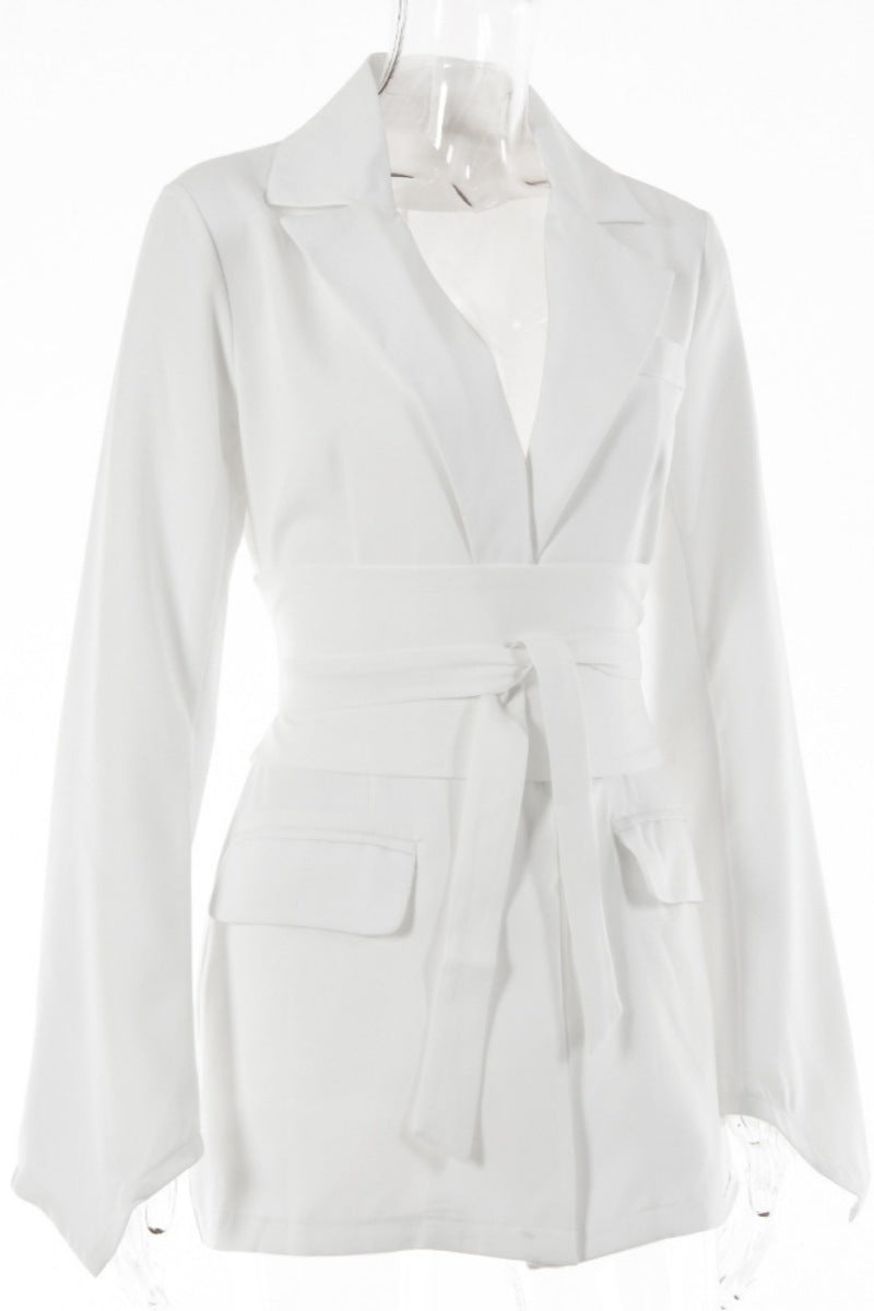 Kirsten | Casual, daily patchwork outerwear with a reversible collar