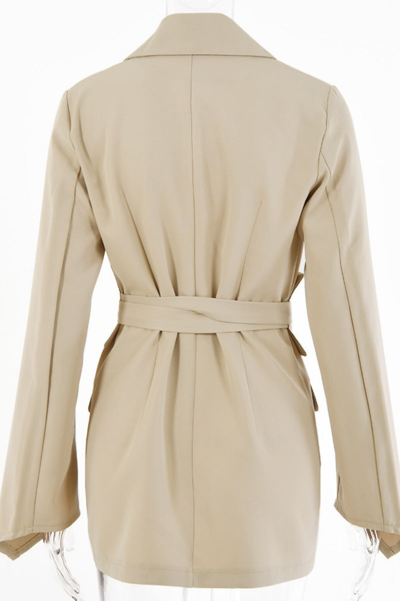 Kirsten | Casual, daily patchwork outerwear with a reversible collar