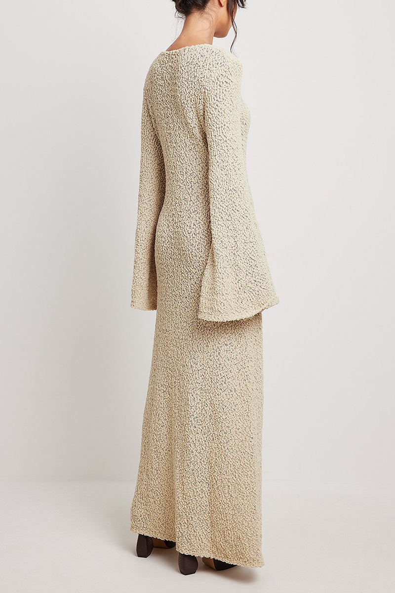 Cornelia | Sexy solid color hollow out O-neck dresses