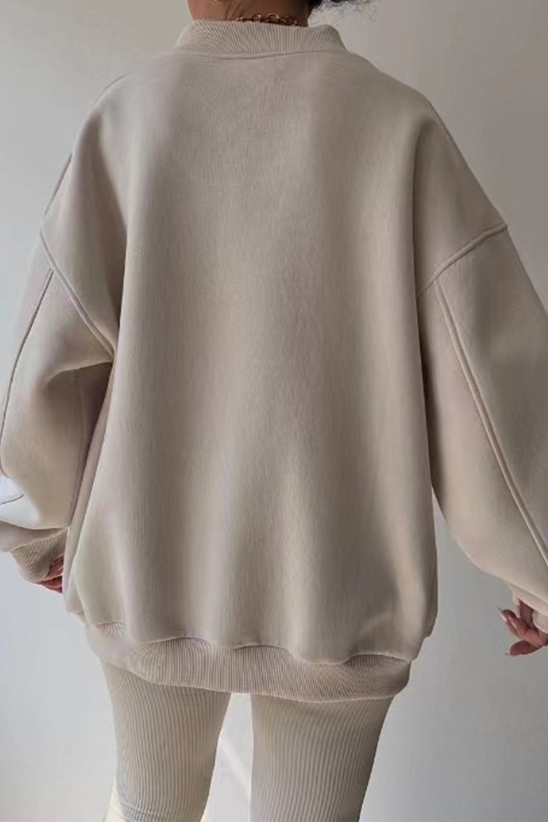 Esperanza | Casual daily patchwork V-neck hoodies