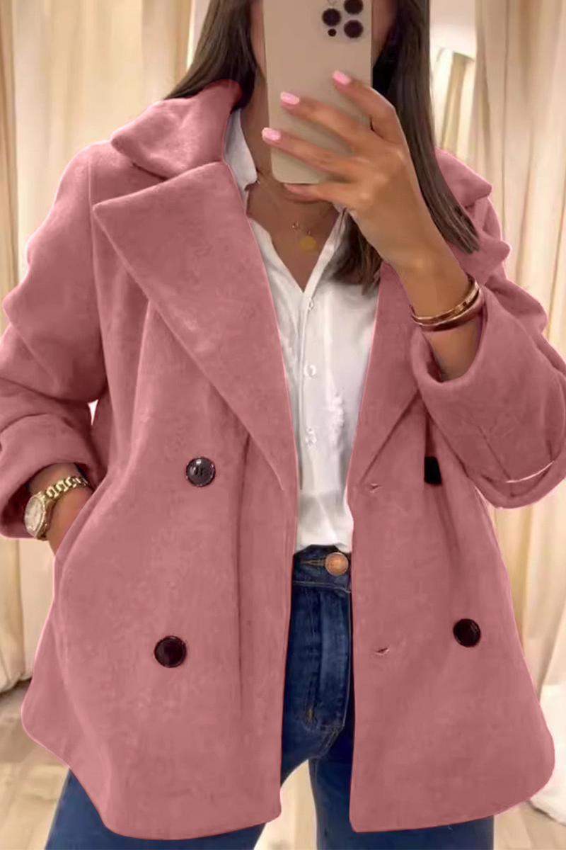 Eugenia | Casual everyday outerwear with buttons and turn-down collar
