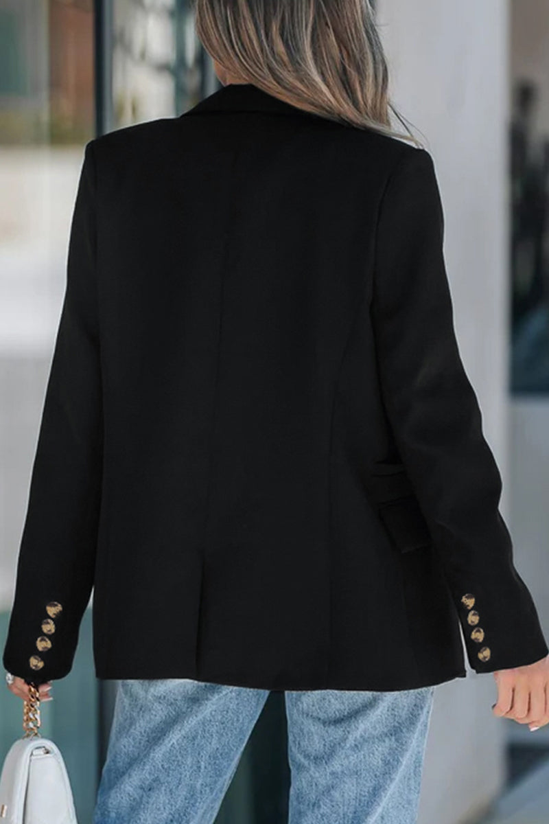 Jenna | Casual outerwear with street buttons and reversible collar