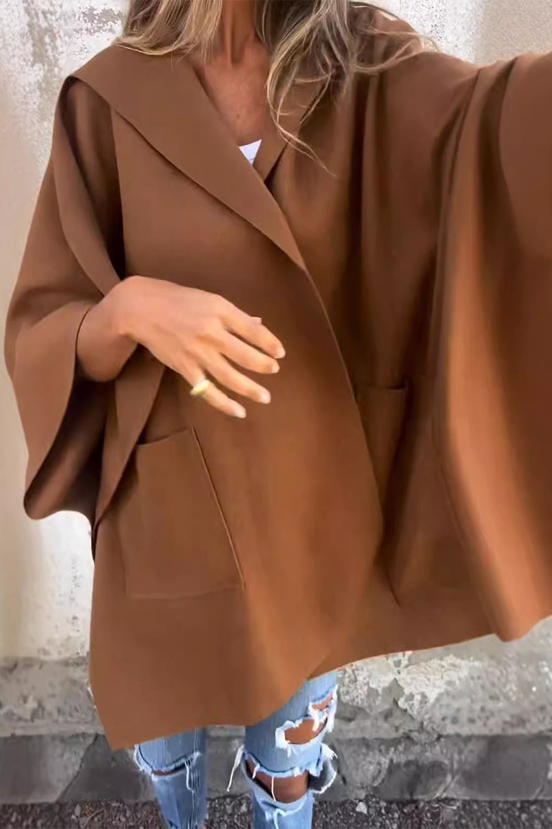 Fleur | Casual street pocket hooded outerwear