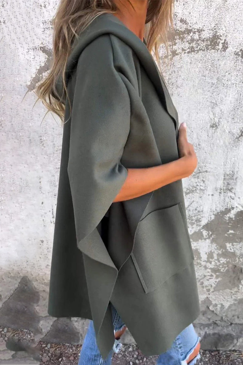 Fleur | Casual street pocket hooded outerwear