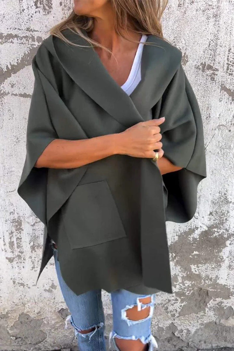 Fleur | Casual street pocket hooded outerwear