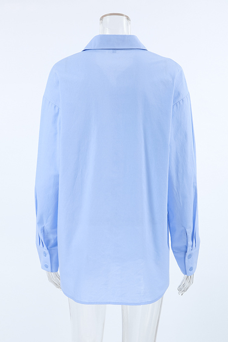Ingeborg | Casual everyday blouses with buttons and turn-down collars