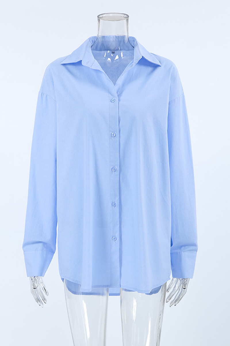 Ingeborg | Casual everyday blouses with buttons and turn-down collars