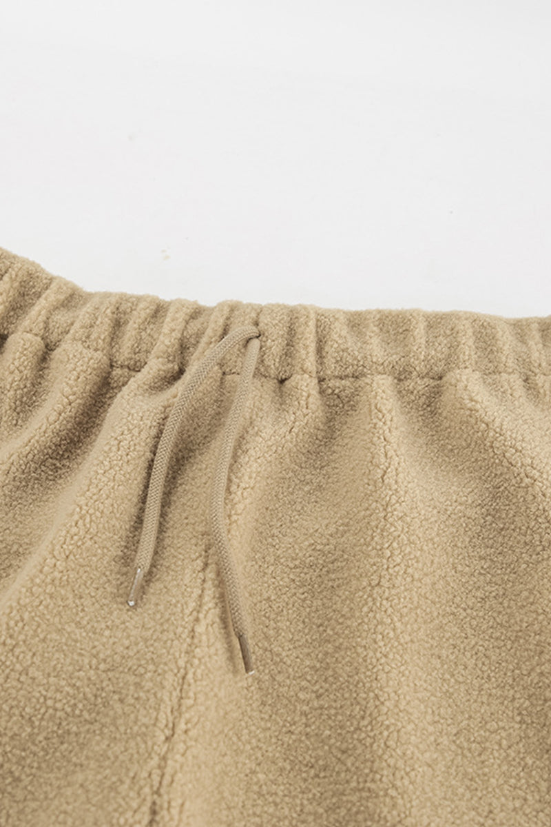 Isabella | Casual street pocket lace-up pants, fluffy, loose, high waist, wide leg