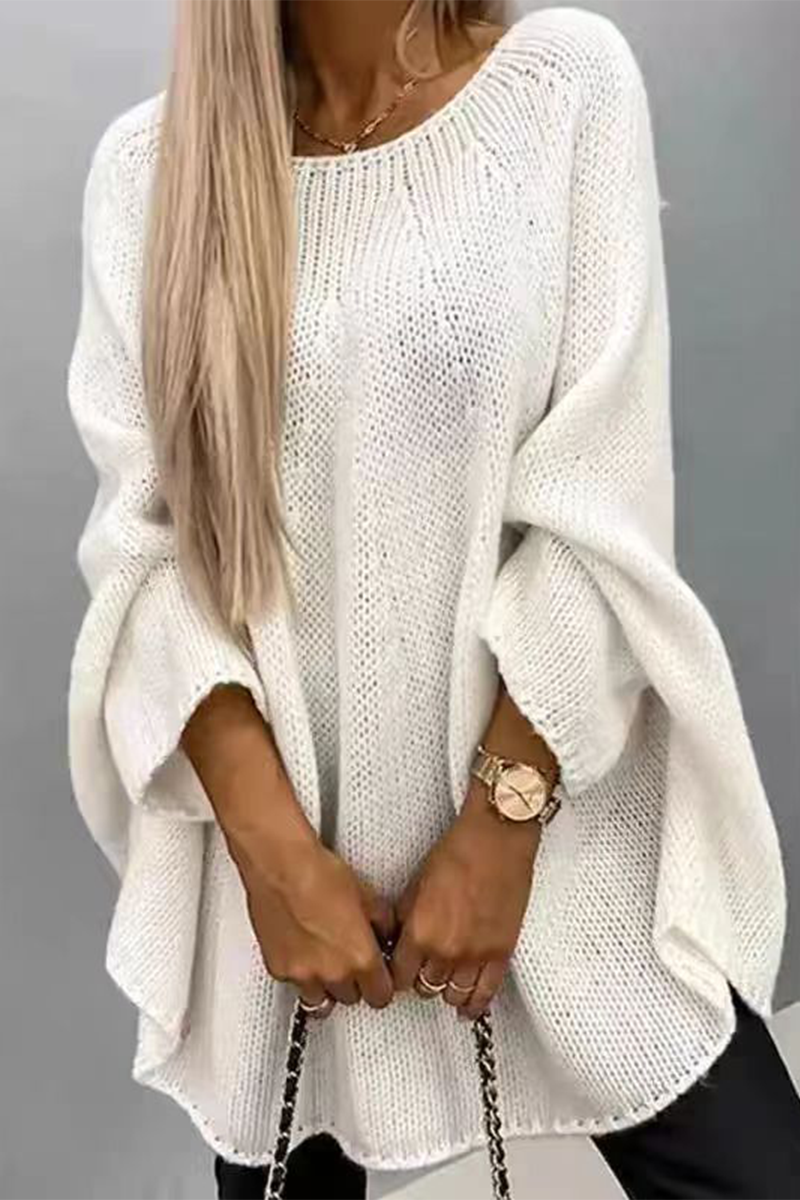 Isabel | Casual daily patchwork O-neck sweaters