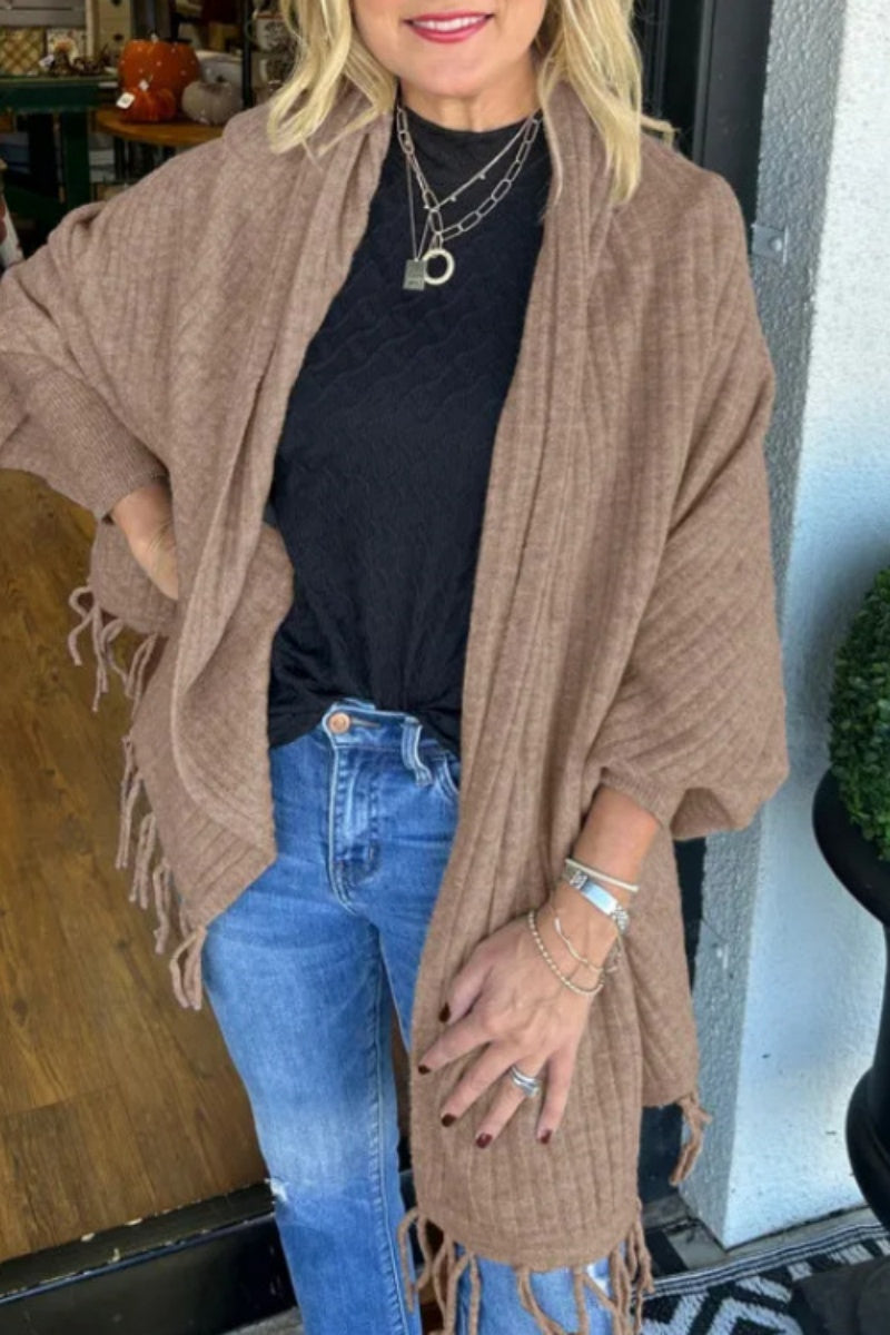 Julianna | Casual cardigan with tassels for everyday use